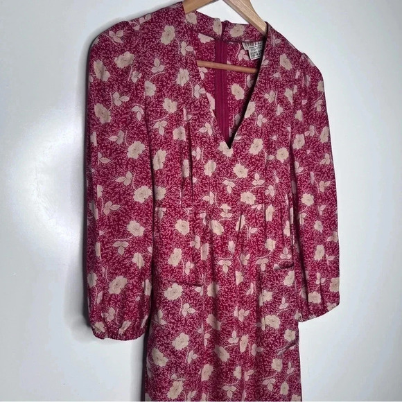 Evelyn De Jonge for Saks Fifth Avenue Young Dimensions Vintage Floral Midi Dress - Picture 4 of 10